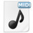 Mimetypes midi Icon